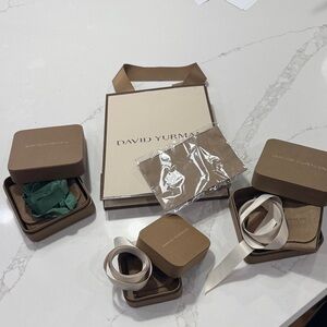 David Yurman boxes and pouches